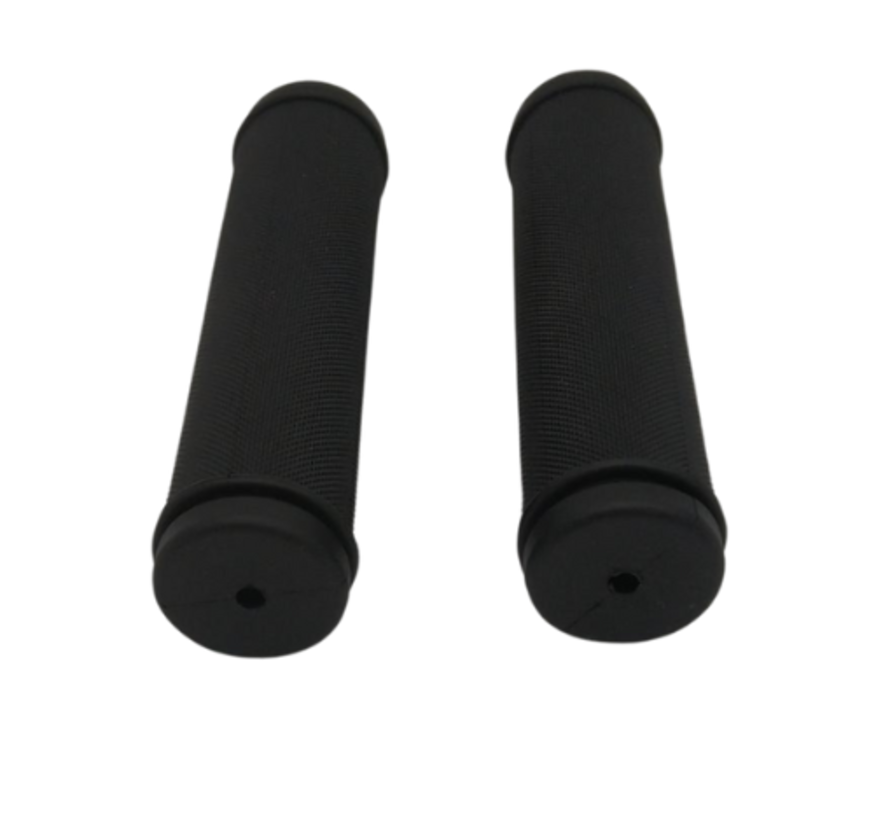 Handvatten zwart rubber kort