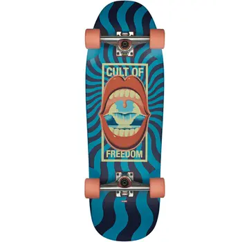 Globe Globe Old School Cruiser Cult of Freedom Blau