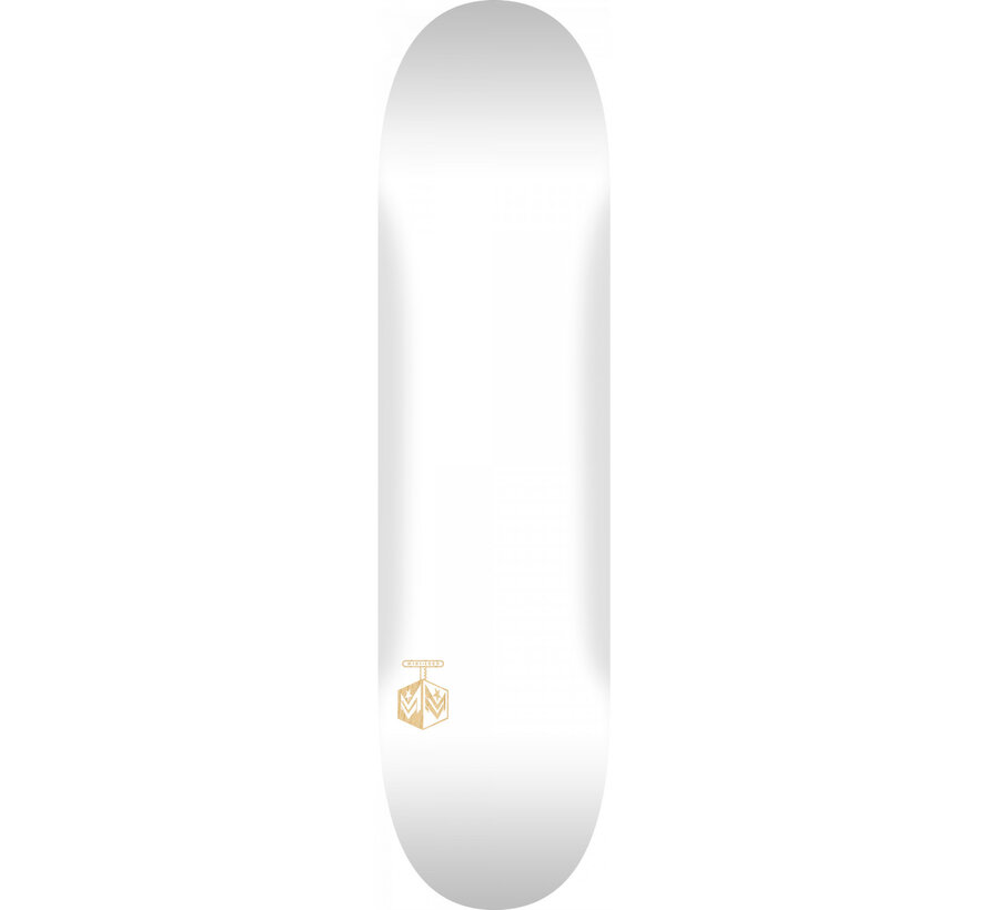 Mini Logo Chevron Detonator 15 Skateboard 8.0 White