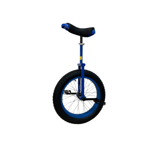 Funsport-Unlimited Funsport All terrain Eenwieler 20" Blauw met brede band voor trial rijden