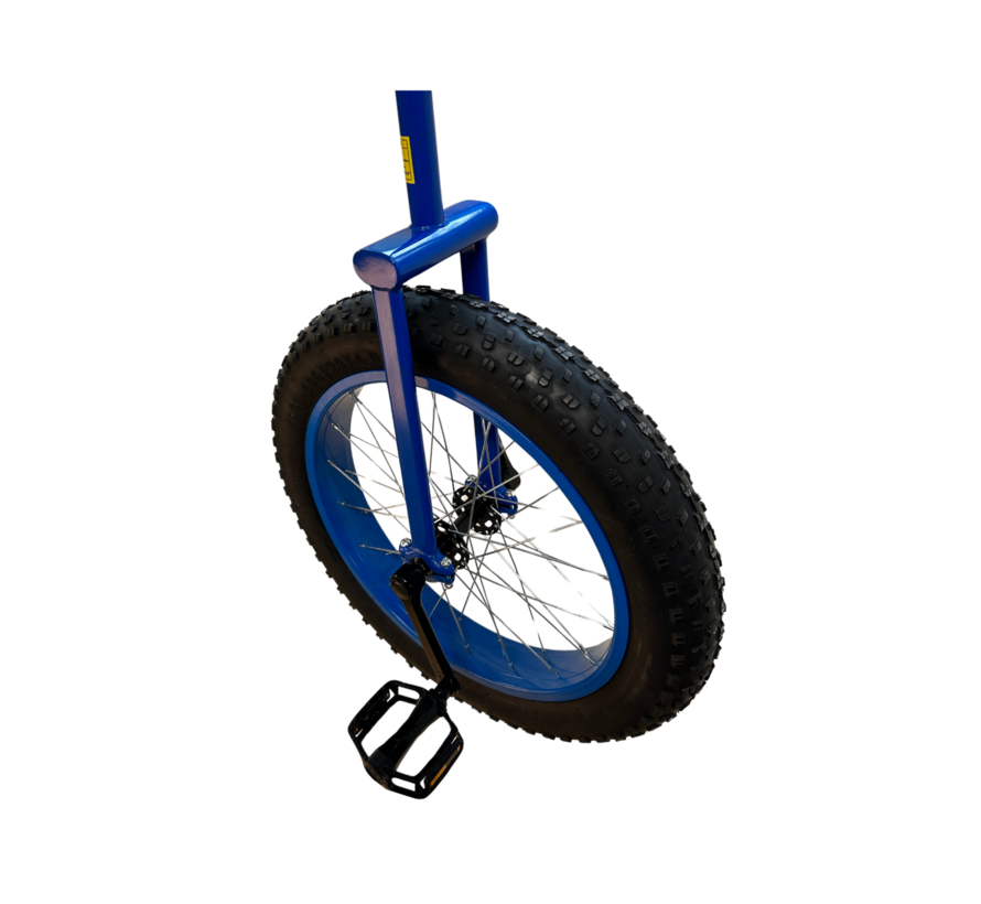 Funsport All terrain Eenwieler 20" Blauw met brede band voor trial rijden