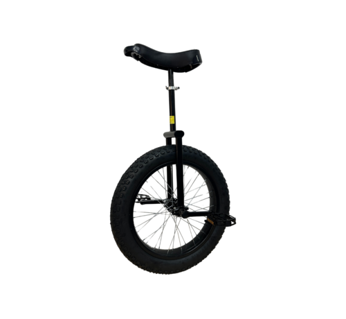 Funsport-Unlimited Funsport All terrain Eenwieler 20" Zwart met brede band voor trial rijden