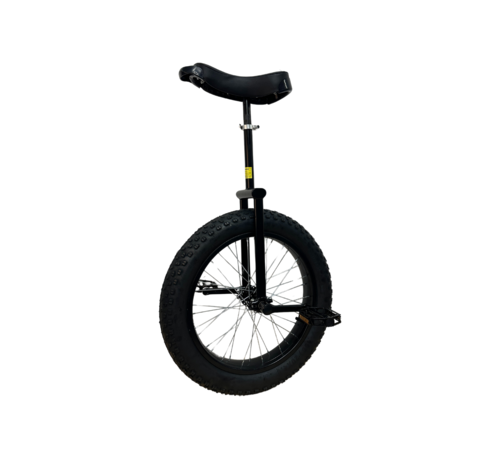 Funsport-Unlimited Funsport All terrain Unicycle 20" Black with wide tire for trial riding