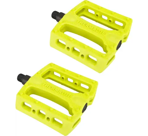 Stolen Thermalite 9/16 BMX pedals Neon Yellow