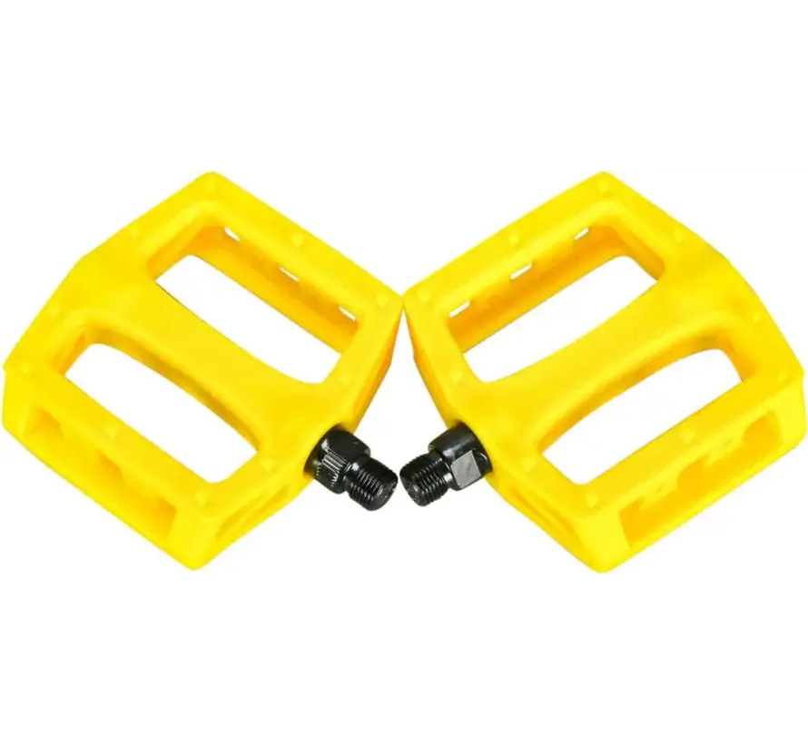Nylon 9/16 BMX pedalen  Yellow