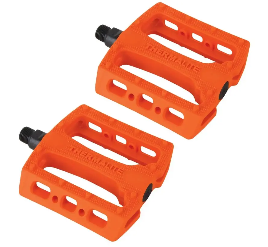 Thermalite 9/16" BMX Pedals Orange