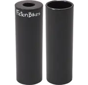 Fiction Jeu de piquets BMX en acier (2pcs) Noir