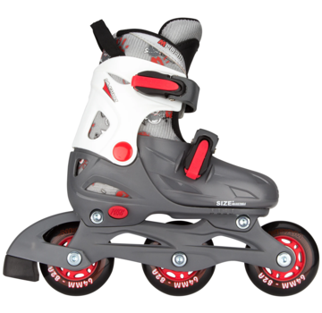 Nijdam Nijdam – Junior – 3-in-1-Inline-Skate – verstellbar 27–30