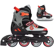 Nijdam Nijdam - Red Raider - Combo inline / skate - Regolabile