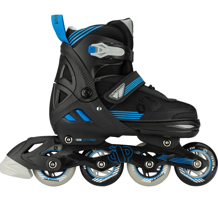 Nijdam - Blue Blaze - Combo inline / Norvégien - Ajustable