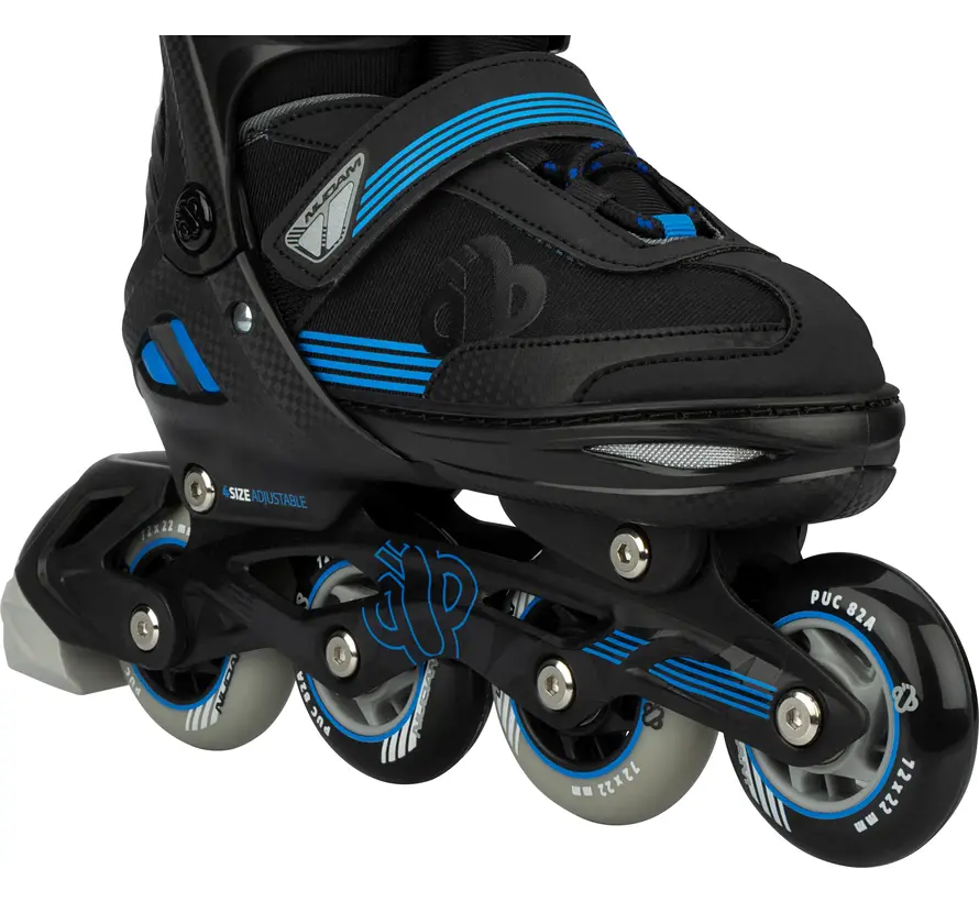 Nijdam - Blue Blaze - Combo inline / Norwegian - Adjustable