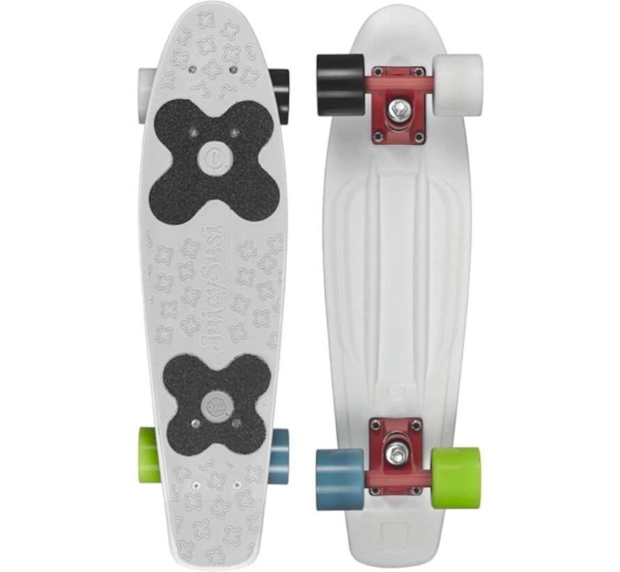 Choke Juicy Susi Cruiser Skateboard en plastique 22,5 Blanc