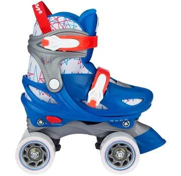 Nijdam Rollschuhe Geo Metricker Blau