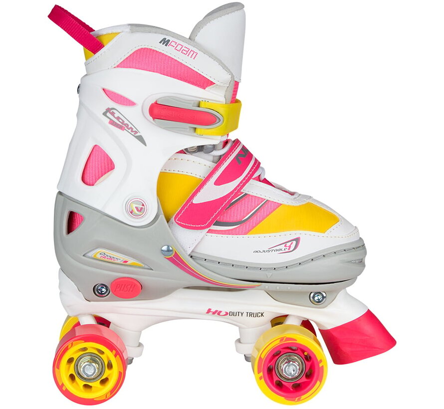 Verstelbare Rolschaatsen Rave Rose Geel