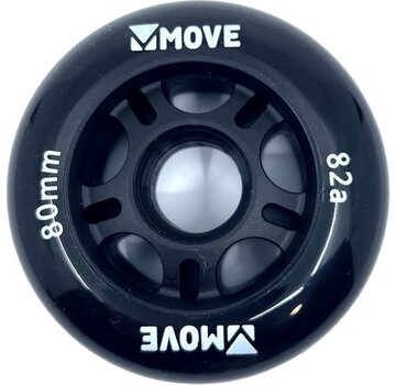 Move Move Ruedas De Skate 80mm 4 Unidades Negras