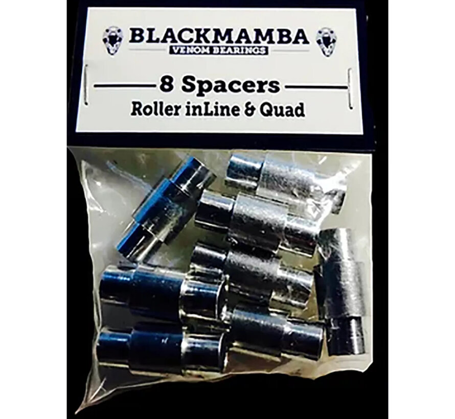 Black Mamba Spacers For Skates 8 Pack