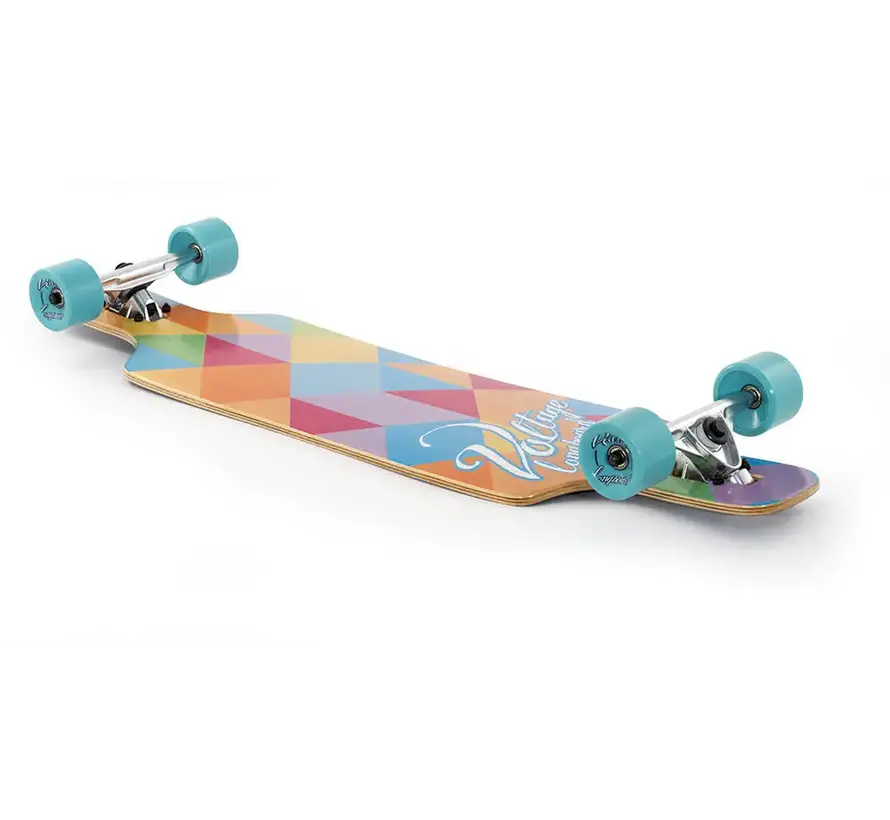 Caída de voltaje a través de longboard multicolor 39