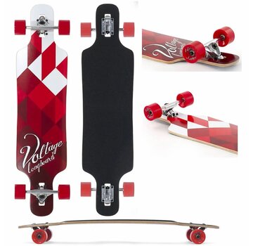 Voltage Longboard Volt DT 39 Czerwony