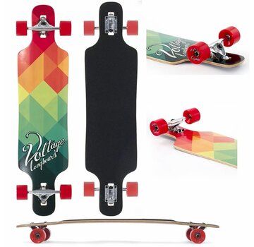 Voltage Voltage DT Longboard 39 Rood Groen