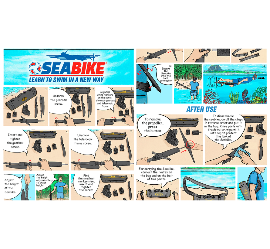 Seabike Pro underwater pedal boat