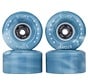 Ruedas para patines Story Quad Side by Side, color azul mixto, 58 mm