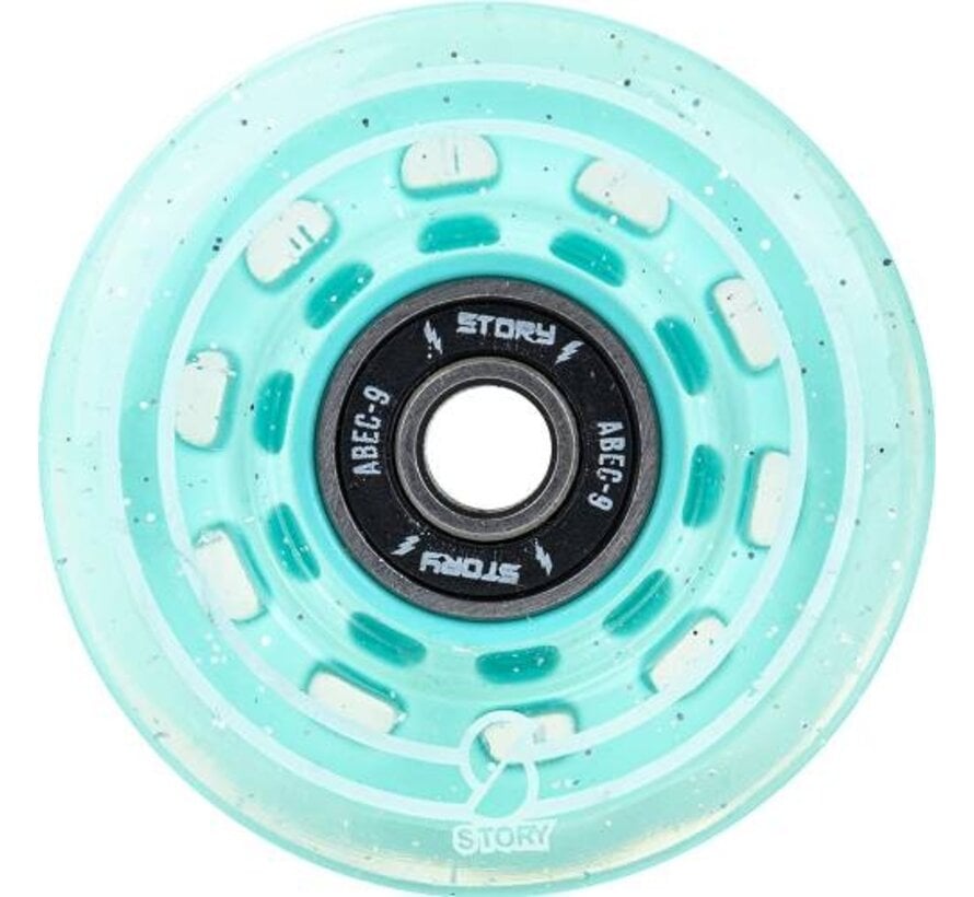 Ruedas para patines Story Quad Side by Side Glacier 58 mm