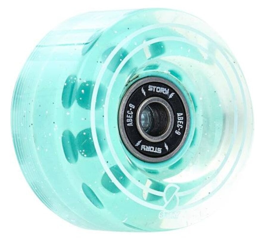 Ruedas para patines Story Quad Side by Side Glacier 58 mm