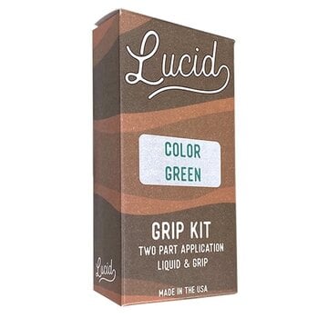 Lucid Lucid Grip Spray trasparente sull'impugnatura verde