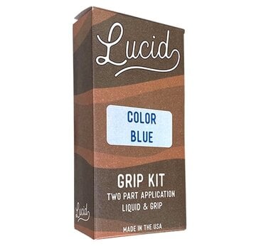 Lucid Lucid Grip Spray transparent sur Grip Bleu