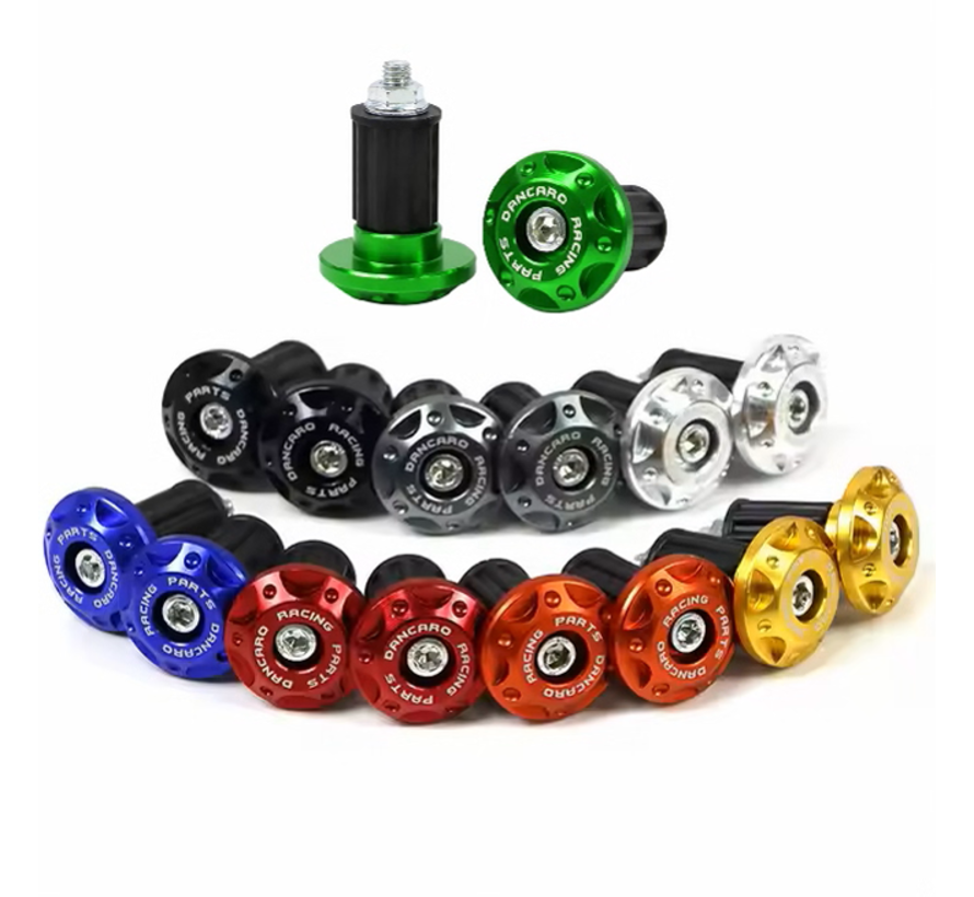 Aluminum Bar End Set For Steel and Titanium Handlebars