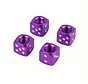 Dice valve cap in various colours per piece