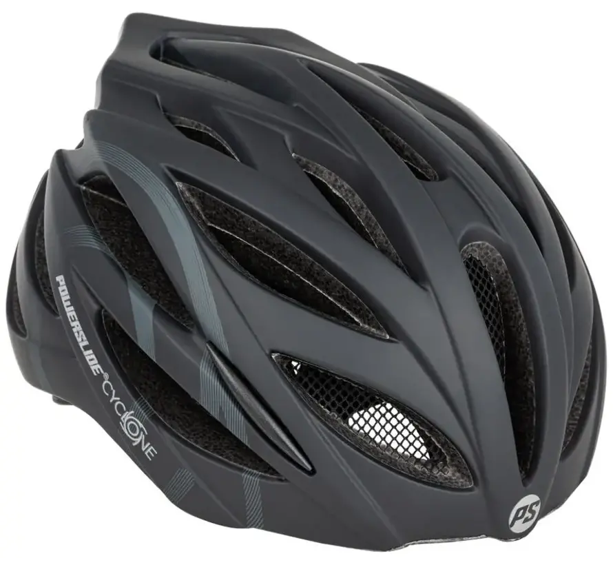 Kask do skateboardingu Powerslide Cyclone w kolorze czarnym