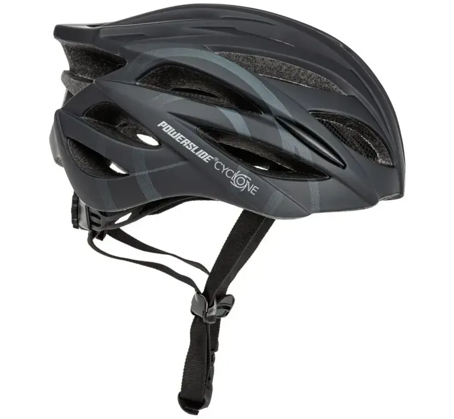 Kask do skateboardingu Powerslide Cyclone w kolorze czarnym