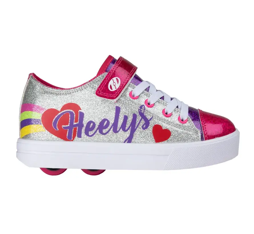 Heelys X2 Elegante cuore arcobaleno argento