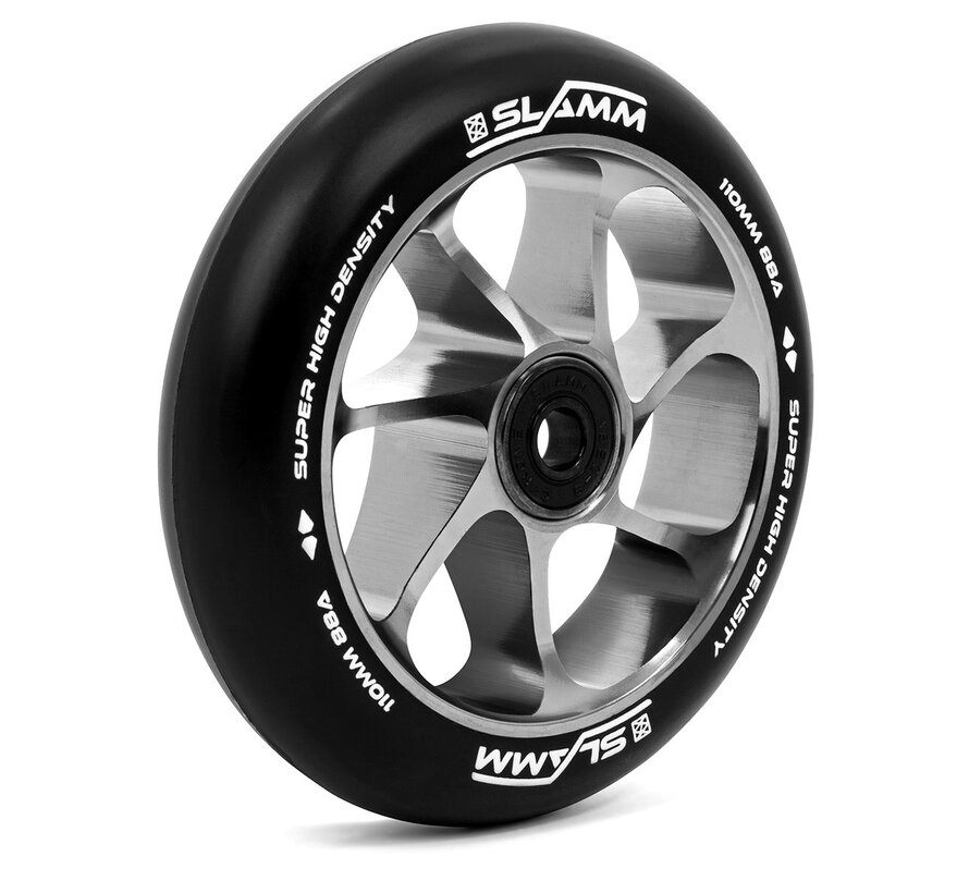 Rueda Slamm Stunt Scooter Team 110mm Alu Core Plata