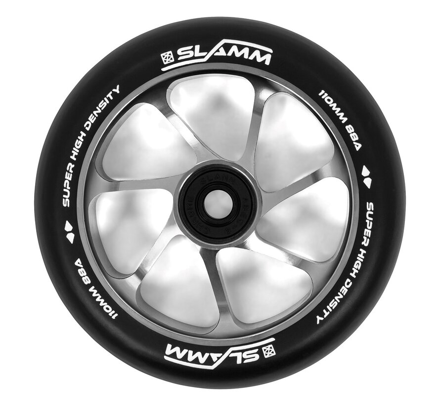 Rueda Slamm Stunt Scooter Team 110mm Alu Core Plata