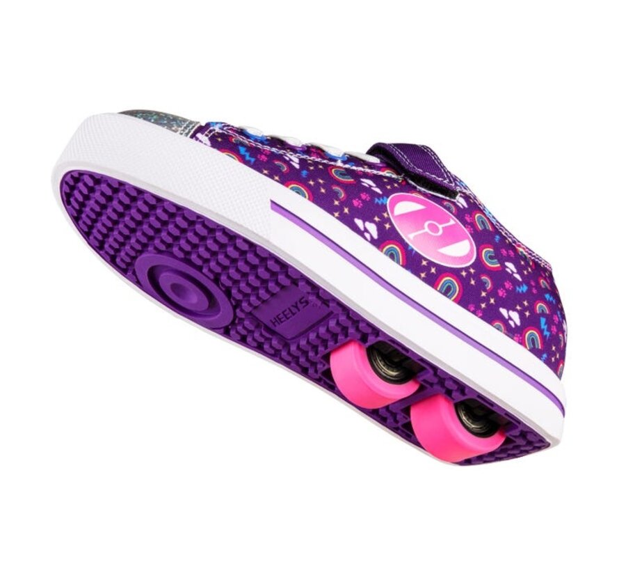 Heelys X2 Snazzy Violet Multi Arc-en-ciel