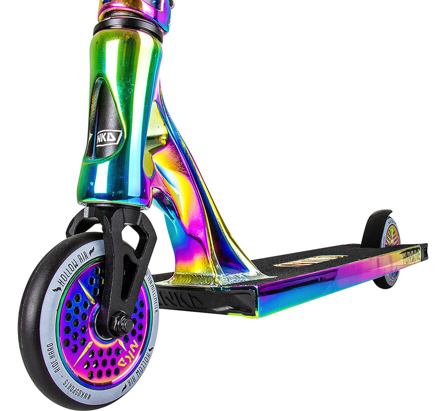 Patinete acrobático NKD Turbine Rainbow, el todoterreno
