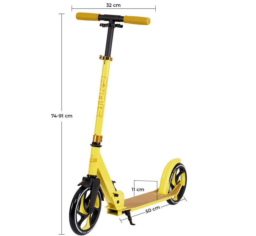 Story Urban Go Step Yellow, il monopattino pieghevole per bambini e adulti