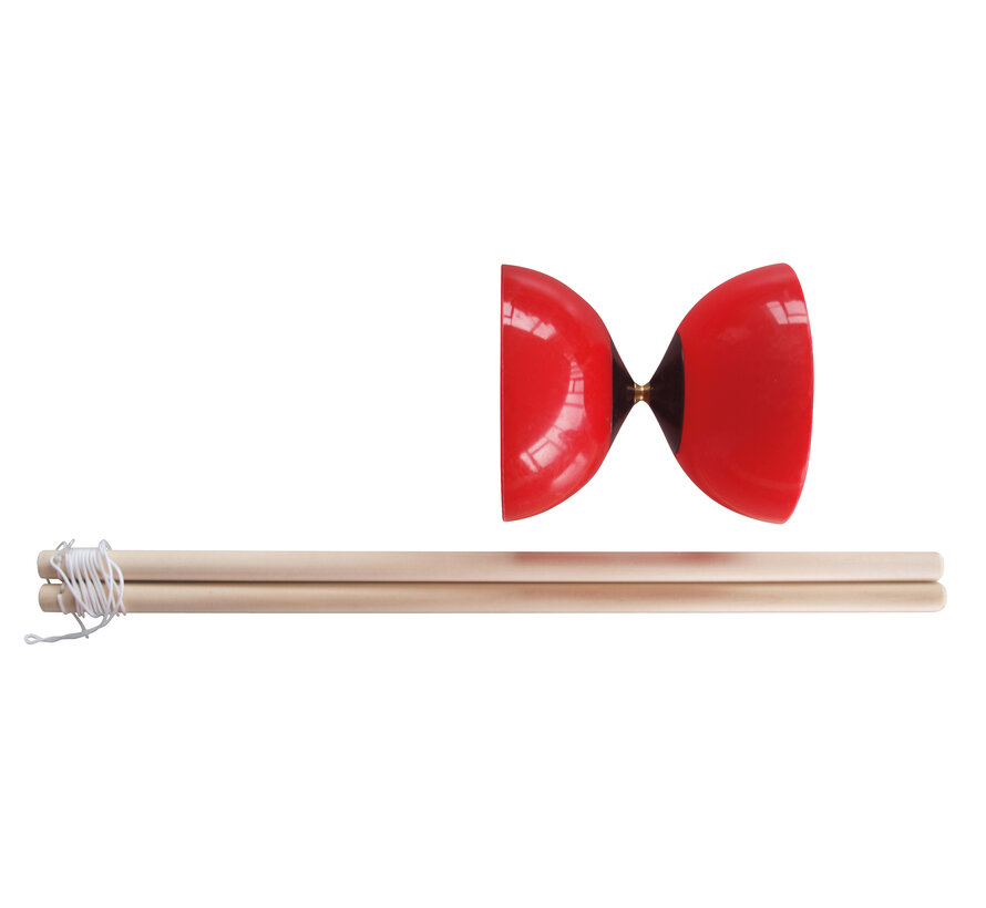 Schildkröt Diabolo Set including sticks.