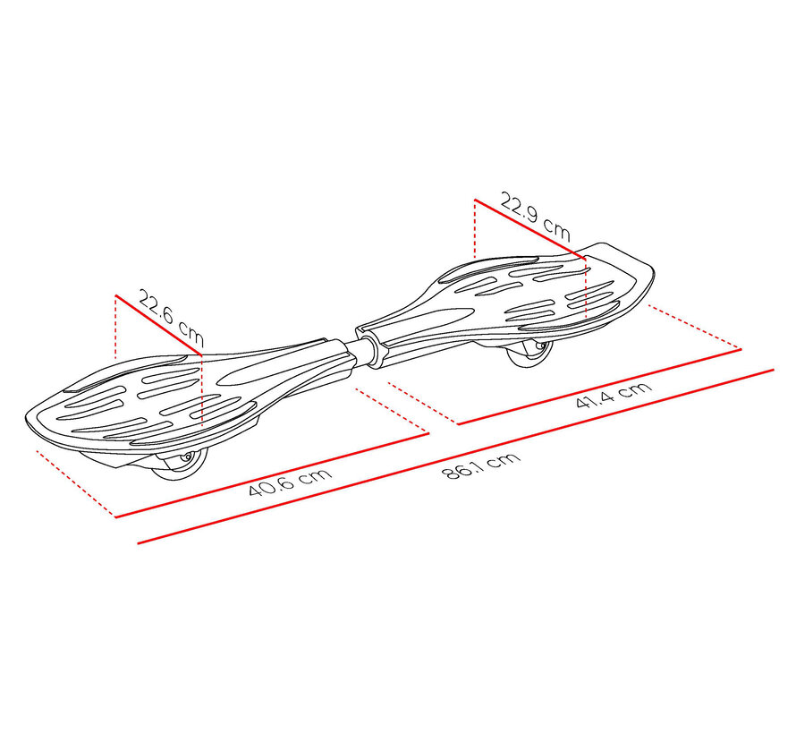 Radiance della Waveboard da surf da strada