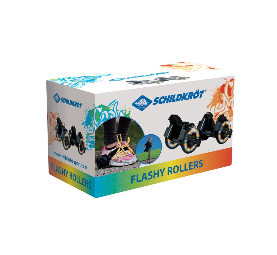 Schildkröt Flashy Rollers con ruedas LED