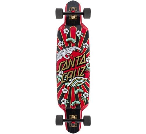 Santa Cruz Santa Cruz Crane Dot Longboard déroulant