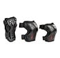 Set di cuscinetti tripli SFR Essentials neri (Junior)