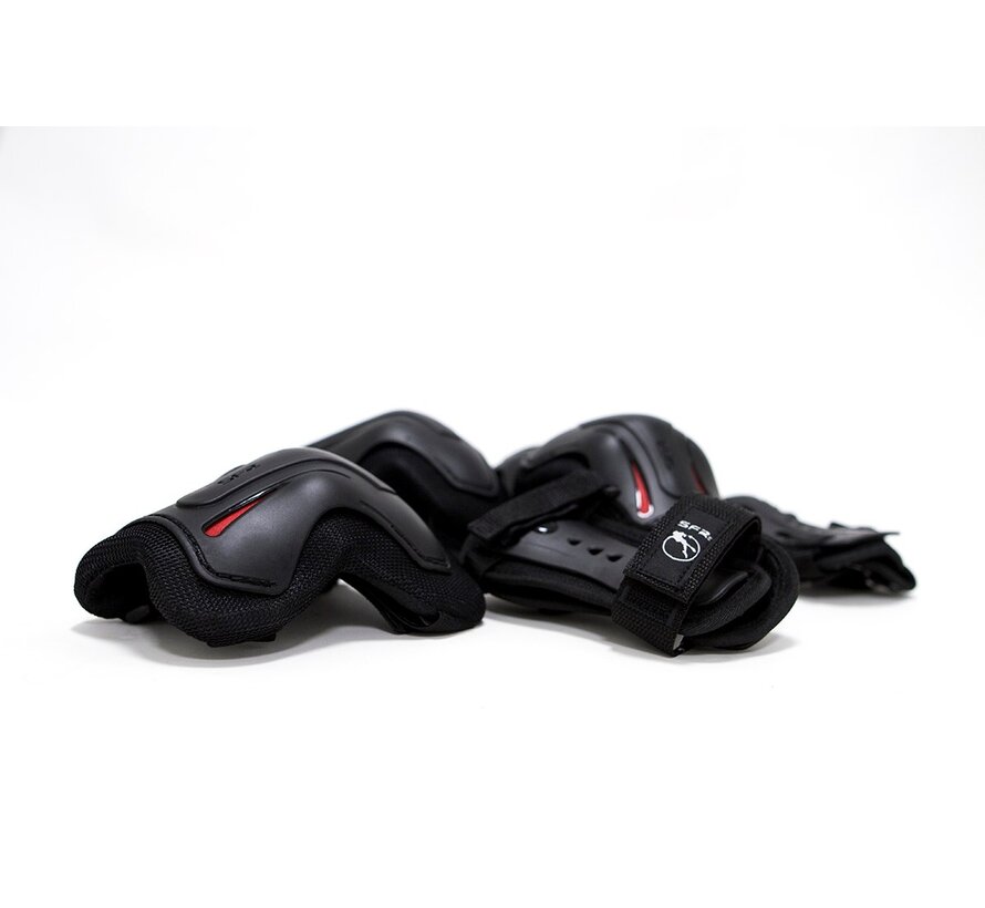 Juego de almohadillas triples SFR Essentials negro (Junior)