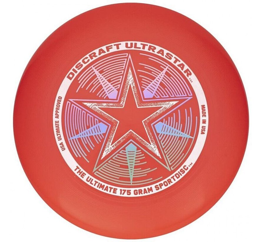 Discraft Frisbee Ultra star 175 rood