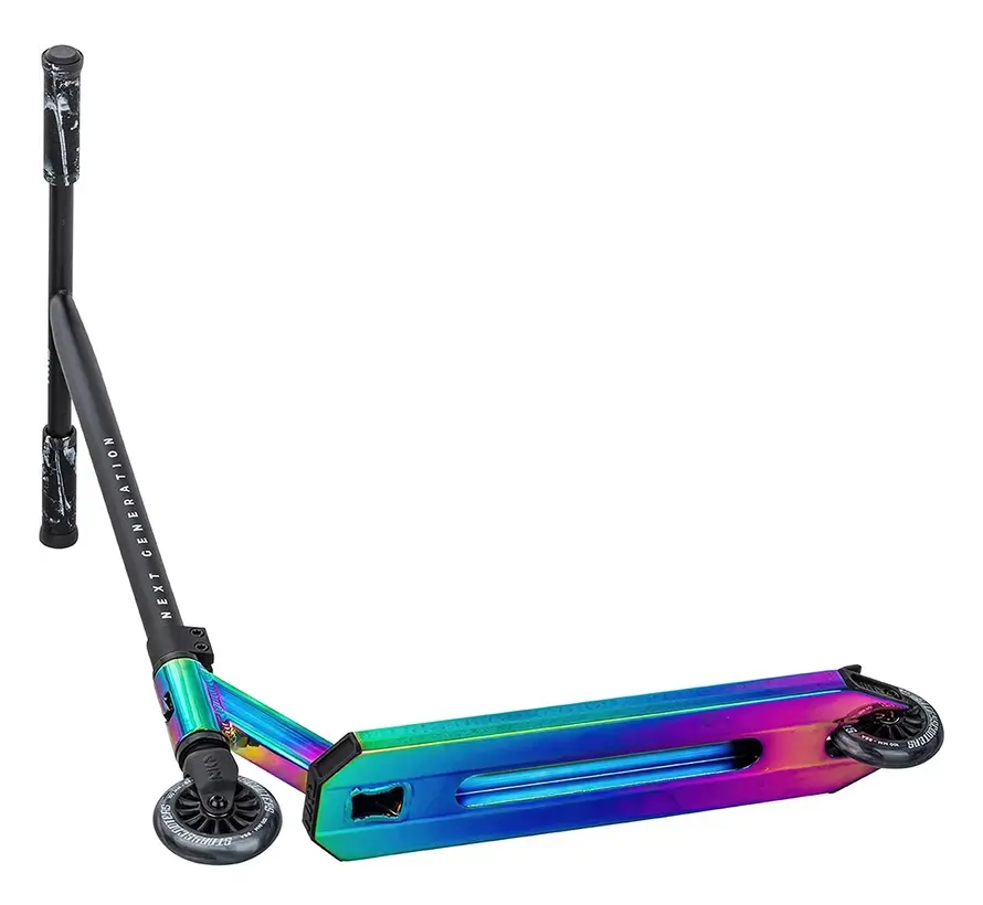 Monopattino acrobatico NKD Next Generation Rainbow con barra a T