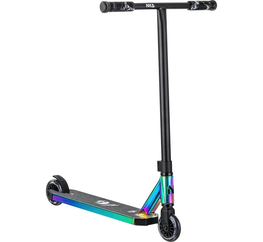 NKD stunt scooter Next Generation Rainbow with T-bar