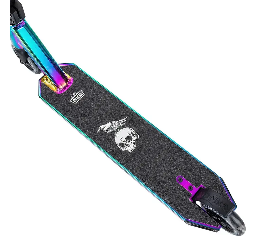 NKD stunt scooter Next Generation Rainbow with T-bar