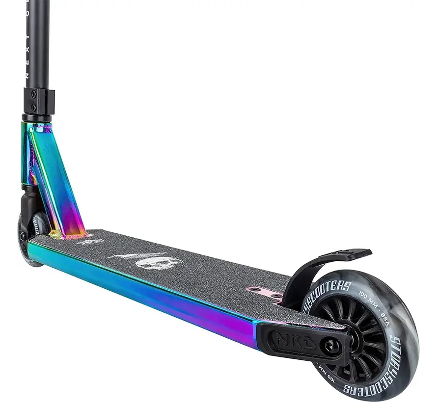 NKD stunt scooter Next Generation Rainbow with T-bar
